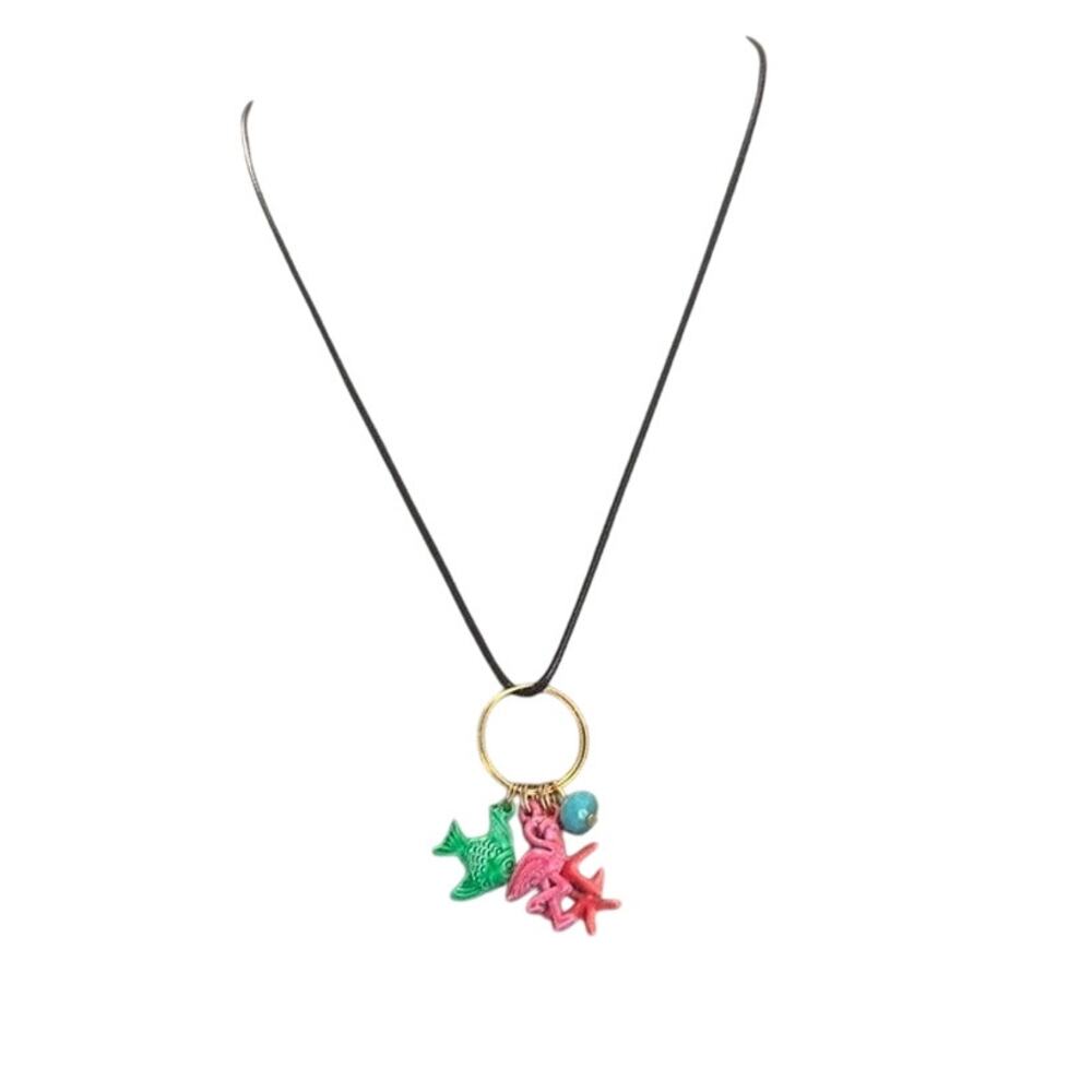 beach charm necklace